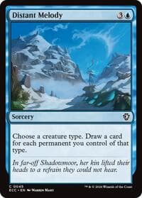 Distant Melody - Commander: Lorwyn Eclipsed - Magic: The Gathering card