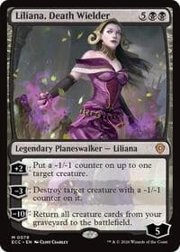Liliana, Death Wielder - Commander: Lorwyn Eclipsed - Magic: The Gathering card