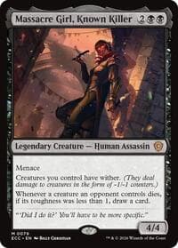 Massacre Girl, Known Killer - Commander: Lorwyn Eclipsed - Magic: The Gathering card