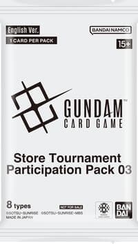 Store Tournament Participation Pack 03 - Gundam Promotional Cards - Gundam Card Game card