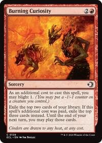 Burning Curiosity - Lorwyn Eclipsed - Magic: The Gathering card
