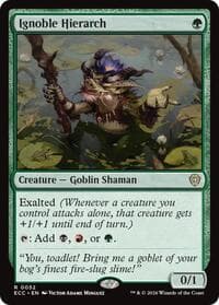 Ignoble Hierarch - Commander: Lorwyn Eclipsed - Magic: The Gathering card