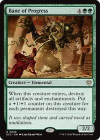 Bane of Progress - Commander: Lorwyn Eclipsed - Magic: The Gathering card