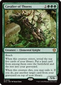 Cavalier of Thorns - Commander: Lorwyn Eclipsed - Magic: The Gathering card