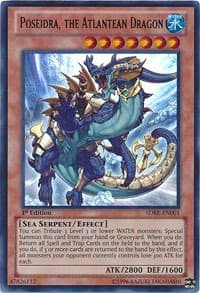 Poseidra, the Atlantean Dragon - Structure Deck: Realm of the Sea Emperor - YuGiOh card