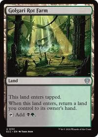 Golgari Rot Farm - Commander: Lorwyn Eclipsed - Magic: The Gathering card