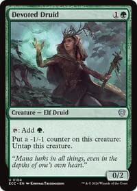 Devoted Druid - Commander: Lorwyn Eclipsed - Magic: The Gathering card