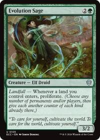 Evolution Sage - Commander: Lorwyn Eclipsed - Magic: The Gathering card
