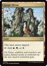 Jungle Shrine - Commander: Lorwyn Eclipsed - Magic: The Gathering card