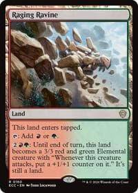 Raging Ravine - Commander: Lorwyn Eclipsed - Magic: The Gathering card