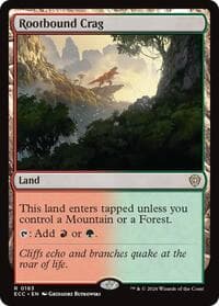 Rootbound Crag - Commander: Lorwyn Eclipsed - Magic: The Gathering card