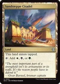 Sandsteppe Citadel - Commander: Lorwyn Eclipsed - Magic: The Gathering card