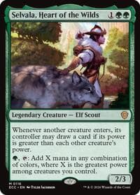 Selvala, Heart of the Wilds - Commander: Lorwyn Eclipsed - Magic: The Gathering card