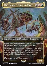 The Reaper, King No More (Borderless) - Commander: Lorwyn Eclipsed - Magic: The Gathering card