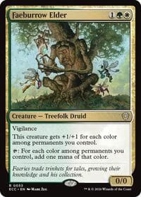 Faeburrow Elder - Commander: Lorwyn Eclipsed - Magic: The Gathering card