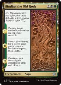 Binding the Old Gods - Commander: Lorwyn Eclipsed - Magic: The Gathering card