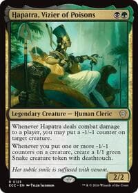 Hapatra, Vizier of Poisons - Commander: Lorwyn Eclipsed - Magic: The Gathering card