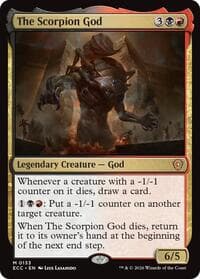The Scorpion God - Commander: Lorwyn Eclipsed - Magic: The Gathering card