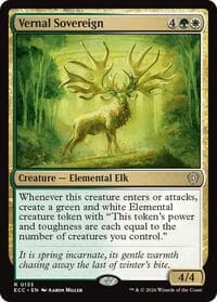 Vernal Sovereign - Commander: Lorwyn Eclipsed - Magic: The Gathering card