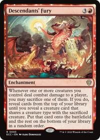 Descendants' Fury - Commander: Lorwyn Eclipsed - Magic: The Gathering card