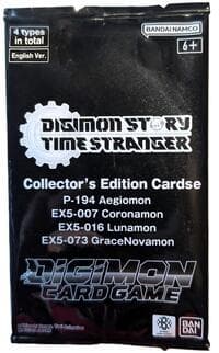 Digimon Story: Time Stranger Collector's Edition Pack - Digimon Promotion Cards - Digimon Card Game card