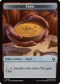 Food (0020) // Ally (0007) Double-Sided Token - Avatar: The Last Airbender - Magic: The Gathering card