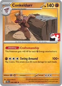 Conkeldurr - Prize Pack Series Cards - Pokemon card
