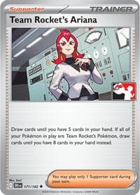 Team Rocket's Ariana - Prize Pack Series Cards - Pokemon card