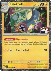 Eelektrik - 031/086 (Cosmos Holo) - Prize Pack Series Cards - Pokemon card