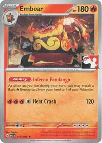 Emboar - Prize Pack Series Cards - Pokemon card