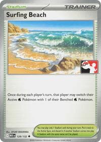 Surfing Beach - Prize Pack Series Cards - Pokemon card