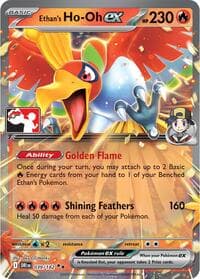 Ethan's Ho-Oh ex - Prize Pack Series Cards - Pokemon card