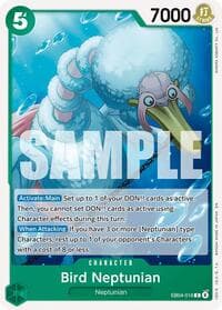 Bird Neptunian - The Azure Sea's Seven - One Piece Card Game card