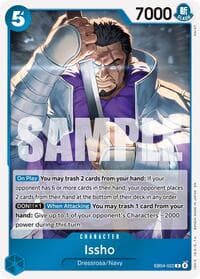 Issho - EB04-022 - The Azure Sea's Seven - One Piece Card Game card