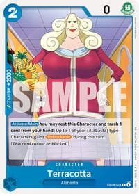 Terracotta - The Azure Sea's Seven - One Piece Card Game card