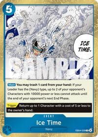 Ice Time - The Azure Sea's Seven - One Piece Card Game card
