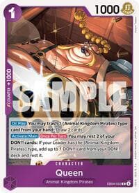 Queen - The Azure Sea's Seven - One Piece Card Game card