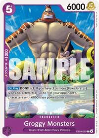 Groggy Monsters - The Azure Sea's Seven - One Piece Card Game card