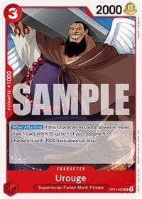 Urouge - The Azure Sea's Seven - One Piece Card Game card