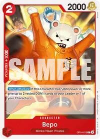Bepo - The Azure Sea's Seven - One Piece Card Game card