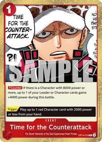 Time for the Counterattack - The Azure Sea's Seven - One Piece Card Game card