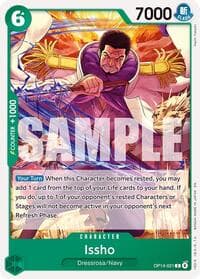 Issho - OP14-021 - The Azure Sea's Seven - One Piece Card Game card