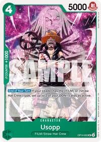 Usopp - The Azure Sea's Seven - One Piece Card Game card