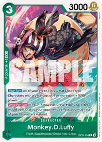 Monkey.D.Luffy - OP14-34 - The Azure Sea's Seven - One Piece Card Game card