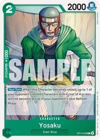 Yosaku - The Azure Sea's Seven - One Piece Card Game card