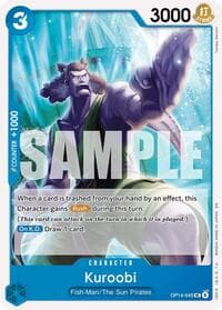 Kuroobi - The Azure Sea's Seven - One Piece Card Game card