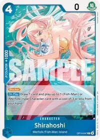 Shirahoshi - The Azure Sea's Seven - One Piece Card Game card