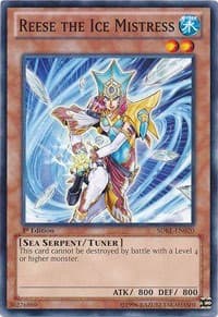 Reese the Ice Mistress - Structure Deck: Realm of the Sea Emperor - YuGiOh card