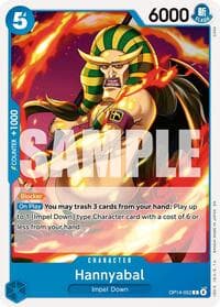 Hannyabal - The Azure Sea's Seven - One Piece Card Game card