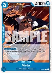 Vista - The Azure Sea's Seven - One Piece Card Game card
